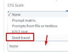 Seed Travel von Stable Diffusion benutzen